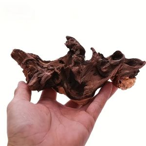 1/2PCS Authentic Natural Driftwood Aquarium Decor -Small Fish Tank Ornament Genuine Wood Landscape with Bark Underwater Decor