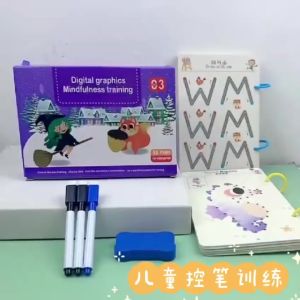 [TM55] Buku Edukasi Dini Belajar Menulis Dan Menggambar Anak / Mainan Untuk Perkembangan Otak Anak / Early Learning Education Book For Kids