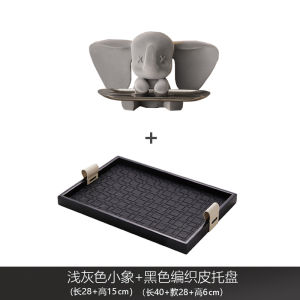 Creative Home Entrance Decorative Tray Luxury Minimalist Modern Resin Animal Shape Key Storage Shoe Cabinet Decoration