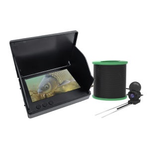 Dodosee 50M 4.3 LCD Deep Water Fish Finder Portable Depth Finder 1080P Underwater 220° Fishing Camera With IR Night Vision