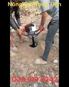 Máy khoan đất trồng cây BGAS520 tặng kèm mũi khoan 200mmx800mm