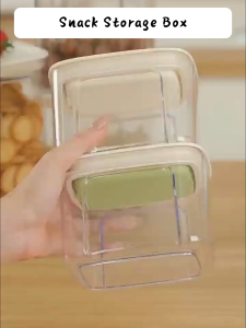 CozE PET Material Airtight Food Storage Box With Small Tray Press Type Food Storage Containers