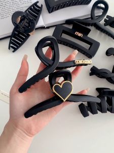 Black Hair Claw Clip Women Elegant Many Style Large Hair Shark Clip 2023 New Hairpin for Women Girls Hair Accessories