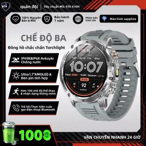 Đồng Hồ Thông Minh 1000mAh GPS Thể Thao Ngoài Trời Chống Nước Gọi Bluetooth Màn Hình AMOLED Thiết Bị Theo Dõi Sức Khỏe Dành Cho Xiaomi Android iOS