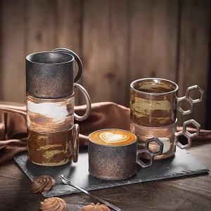 Creative Retro Coarse Ceramic Drip Coffee Mug