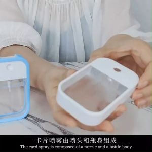 CeeJay พลาสติก มินิ โปร่งใส ช่องทาง สปอตสินค้า การ์ด ขวดน้ำหอม 38ml กระป๋องฉีด ผู้ชาย ขนาด 10