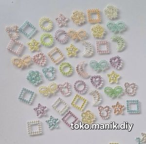 10gram manik charm bolong warna warni