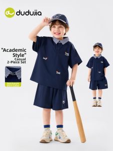 DUDUJIA | Bộ Đồ Polo Mùa Hè Cho Bé Phong Cách Thoáng Mát Và Elegance