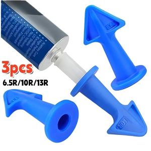 3pcs Multi-functional Silicone Sealant Nozzle Scraper Floor Caulking Tools Silicone Sealant Nozzles Kit Home Improvement Set
