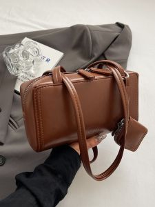 Portable Handheld All-Matching Bag Female 2024 K-style New Fashion Casual Underarm Bag Fancy Special-Interest Shoulder Bag