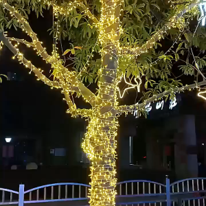 45M 280LED Deepavali Fairy String Lights Outdoor Waterproof LED Light Strip Garden Wedding Party Diwali Decoration