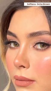 Softlens My Ocha Brown 14.2mm Natural Lens / Softlen My Ocha by Pinkin Softlens