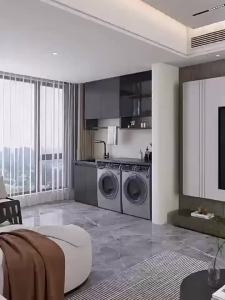 MAKEMINGTUO | Customizable Large Size Washing and Drying Machine Cabinet Rock Plate Aluminum Honeycomb Structure Adjustable Height