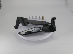 EAGT Shadow Blade S5 Side Mirror Aerodynamic 360° Adjustable Wide-View Mirrors Cast Aluminum Alloy Universal