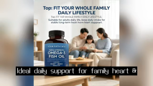 2 bottlesViva Naturals Triple Strength Omega3 Fish Oil Heart & Brain Daily Support 60 Softgels
