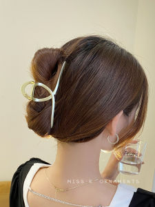 Grip Large Hair Claw Grip Clip Headdress Hairpin Female Back Head Metal New Arrival Fancy Internet Celebrity Shark Clip Hairpin