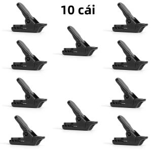 10 Chiếc Bạt Ngoài Trời Kẹp Khóa Nhựa Cố Định Hàm Kẹp Móc Dành Cho Lều Cắm Trại Bạt Phủ Gió Dây Kẹp Thiết Bị
