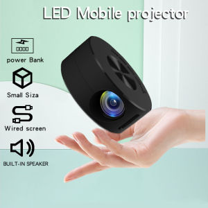 YT200 HD Home Theater LED Lighting Projector Portable Mini Projector Mobile Home Theater