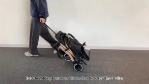 Baobaohao QZ1pro Baby Stroller Lightweight Cabin Trolley  Foldable Pram with Pulling Rod for Travel