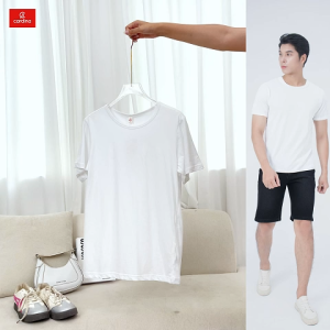Áo thun nam CARDINA cộc tay co giãn chất cotton thoáng mát 5ATC23