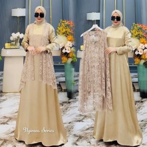gamis set scraf Leni queenza Clarisa nyimas Aluna fairuz asiyah salsa aairiz