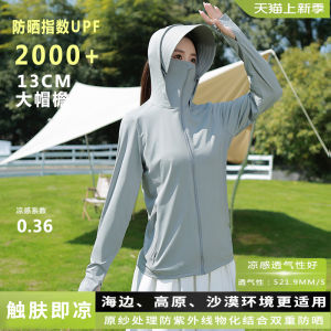 Womens Summer New Ice Silk Long Sleeve UV Protection Clothing Thin Breathable Versatile Short Outerwear Nylon Spandex Blend