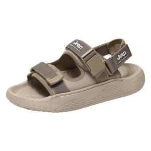 Jeep | Jeep Outdoor Summer Mens Sandals Breathable Slip-On Beach Shoes Anti-Slip Wear-Resistant Quick-Dry Comfortable Fabric Upgraded Version