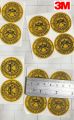 สติกเกอร์สะท้อนแสงโลโก้กรมทางหลวง3.5cm.(แพ็ค4ชิ้น). 