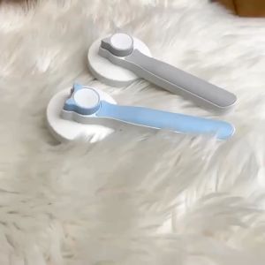 Lược chải lông gỡ rối chó mèo + tách lông tự động khỏi lược Lược chải lông cho chó poodle phốc sóc mèo thú cưng nhiều mã