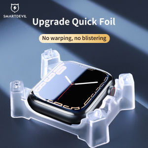 SmartDevil Screen Protector Soft for Apple Watch Series 10 Series 8 Series 7 Apple Watch Series 9 42mm 46mm 45mm 41mm Apple Watch Series 6 / 5 / 4 / SE Apple Watch Ultra Apple Watch Ultra 2 49mm 44mm 40mm Clear Quantum Film Watch Accessories