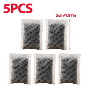 5/50 cái gáo dừa Túi than hoạt tính tái sử dụng Máy lọc không khí khử mùi hút ẩm Thiết bị khử mùi cho nhà tủ quần áo dạng ngăn kéo tủ giày tủ lạnh