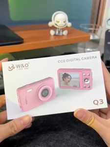 48MP 1080P Mini Kids Digital Photo Camera 16X Zoom Point and Shoot Vlogging Cameras Vintage Portable Video Photocamera（With 8GB memory card）