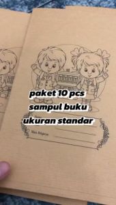 Sampul Buku & Plastik: Paket 20PCS Sampul Buku Sekolah