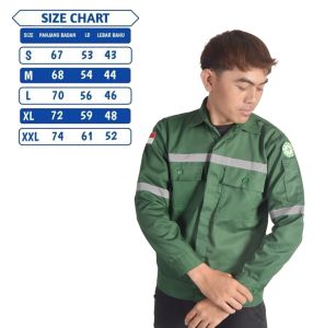 WEARPACK ATASAN PROYEK SAFETY KEMEJA ATASAN BAJU BENGKEL