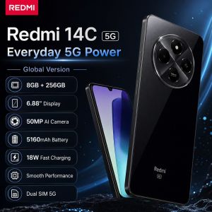 Redmi | 2026 new Redmi 14C 8GB RAM 256GB ROM 6.88 120Hz Display 50MP Camera 13MP Selfie 5160mAh Battery Helio G81-Ultra HyperOS