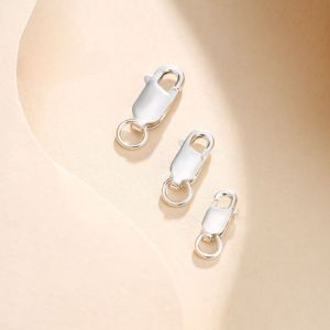 chốt khóa bạc càng cua 925 chuyên mix vòng khóa đầu dây lắc tay
