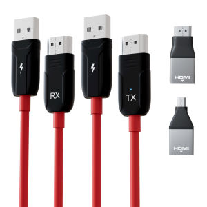 ANYTROX Bộ phát và thu HDMI không dây 1080P hỗ trợ phản chiếu màn hình cho phép hiển thị video/âm thanh/tệp tin từ máy tính lên cùng màn hình TV/máy chiếu. Bộ phát HDMI không dây cắm là chạy phù hợp cho hội nghị lớp học rạp chiếu phim tại nhà.COD