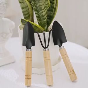 Bộ 3 Cuốc Xẻng Mini Trồng Cây Cảnh - Bộ Dụng Cụ Làm Vườn Mini 3 Món Chăm Sóc Cây Cảnh Tiện Lợi Bonsai Làm Vườn Chăm Xương Rồng