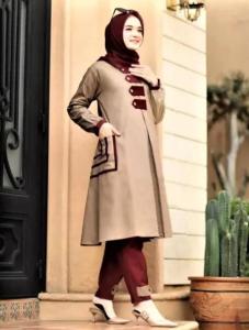 ONE SET WANITA (TUNIK+CELANA) SETELAN WANITA MODERN TRENN MASA KINI /TERBARU