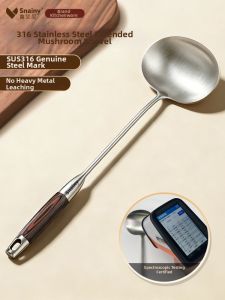 Snainy | Food-Grade Reinforced Wooden Handle Spatula