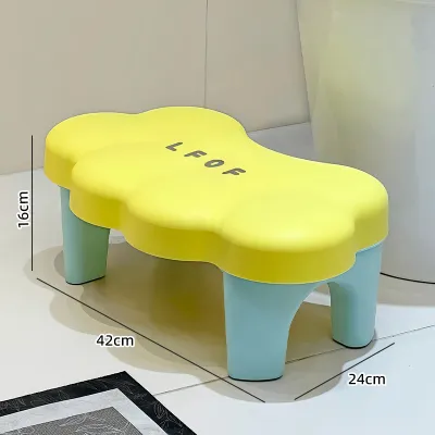 Toilet Stool Helper for Comfortable Pooping Home Use Thick Foot Rest