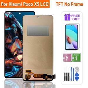 6.67" SUPER AMOLED LCD For 22111317PG Premium LCD For POCO X5 LCD Touch Screen Digitizer Assembly For Xiaomi Poco X5 LCD Display