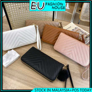 EU FASHION HOUSE 1019 WALLET LONG ZIP PURSES