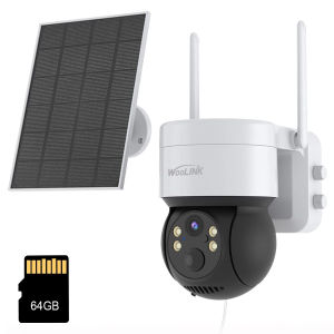 Camera Năng Lượng Mặt Trời 4MP HD WiFi Camera An Ninh Không Dây Ngoài Trời Với Tầm Nhìn Ban Đêm Camera Giám Sát Chống Nước Pan/Tilt Bao Gồm Bảng Điều Khiển Năng Lượng Mặt Trời