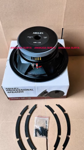 SPEAKER KOMPONEN ASHLEY MR128 ORIGINAL / SPEAKER COMPONENT ASHLEY MR 128 / SPEAKER 12 INCH ASHLEY MR-128 MID RANGE