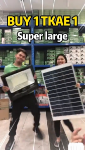 50000W Extra Large Solar Powered Flood Light Kit Outdoor Waterproof IP68 Led Street lamp with Remote