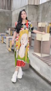 Daster Motif Lolipop Terbaru Viral LD 120 Jumbo Busui Dewasa Bumil Kerah Kemeja Rayon Premium