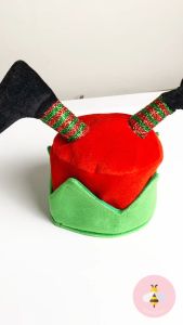 Pinky Bee Topi Natal Santa Elf Kurcaci Merah Hijau 66251400