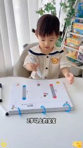 【⭐3 Designs⭐】 Pen Control Training Preschool Education Learning Copybook Reusable Painting Book Set For Kids