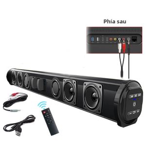 Hệ Thống Loa Thanh Bluetooth Không Dây Siêu Âm Thanh Nổi Mạnh Mẽ Rạp Hát Tại Nhà Máy Chiếu TV Loa Siêu Trầm Tương Thích Với AUX USB RCA